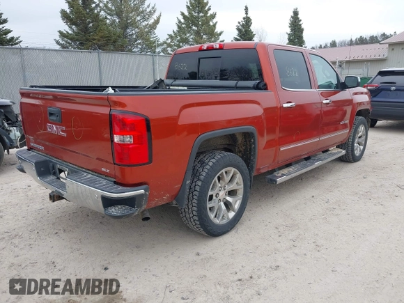 2015 GMC Sierra 1500 SLT with VIN 3GTU2VEC9FG194995, listed as a IAAI auction lot 41998622 with 145,437 mi miles and . Bid and sale history available at DreamBid. Image 4.