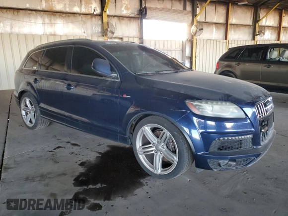 2011 Audi Q7 S line with VIN WA1DGAFE5BD005268, listed as a Copart auction lot 85074734 with 156,819 mi miles and Clean title. Bid and sale history available at DreamBid. Image 4.