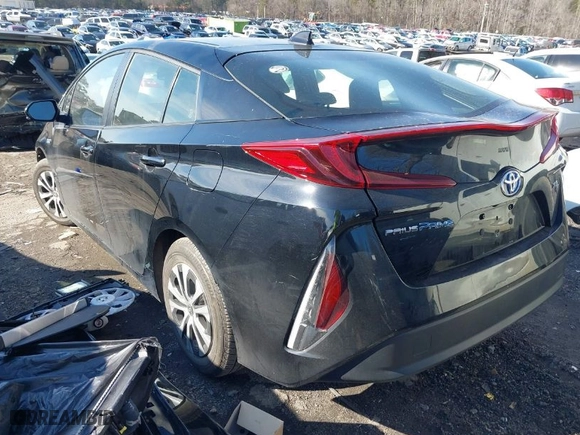 2021 Toyota Prius Prime LE with VIN JTDKAMFP6M3174161, listed as a IAAI auction lot 41449726 with 20,667 mi miles. Bid and sale history available at carsss.com. Image 3.