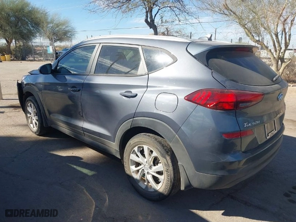 2021 Hyundai Tucson Value with VIN KM8J33A47MU317301, listed as a IAAI auction lot 41635433 with 33,535 mi miles. Bid and sale history available at carsss.com. Image 3.
