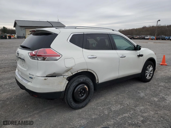 2014 Nissan Rogue SV with VIN 5N1AT2MV6EC769665, listed as a Copart auction lot 51412315 with 107,691 mi miles and Salvage Title. Bid and sale history available at carsss.com. Image 3.