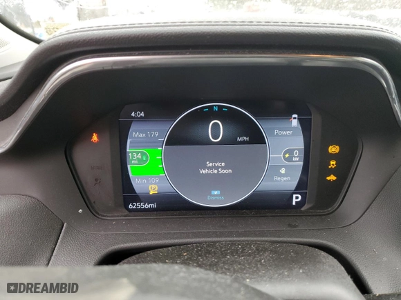 2023 Chevrolet Bolt EUV LT with VIN 1G1FY6S05P4185161, listed as a Copart auction lot 52872895 with 62,556 mi miles and Salvage Title. Bid and sale history available at carsss.com. Image 9.