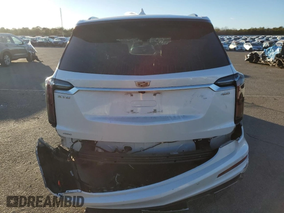 2022 Cadillac XT6 Sport with VIN 1GYKPHRS1NZ131085, listed as a Copart auction lot 87600915 with 23,251 mi miles and Salvage Title. Bid and sale history available at carsss.com. Image 6.