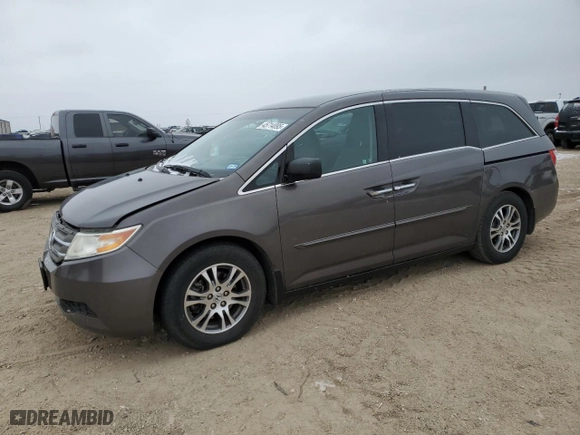 2012 Honda Odyssey EX with VIN 5FNRL5H48CB062125, listed as a Copart auction lot 45714095 with 139,476 mi miles and Salvage Title. Bid and sale history available at carsss.com. Image 1.
