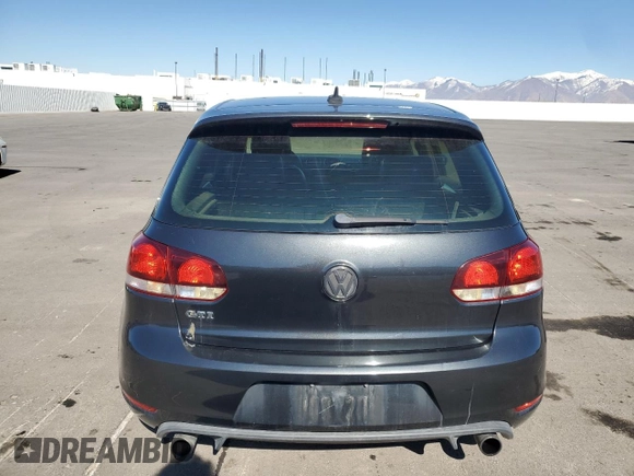 2012 Volkswagen GTI w/Sunroof & Navi PZEV with VIN WVWGD7AJXCW184013, listed as a Copart auction lot 45734775 with 107,007 mi miles and Salvage title. Bid and sale history available at DreamBid. Image 6.