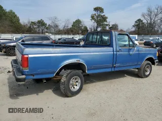 1990 Ford F-150 with VIN 1FTEF14N6LNB21235, listed as a Copart auction lot 46149815 with 76,777 mi miles and Salvage Title. Bid and sale history available at carsss.com. Image 3.