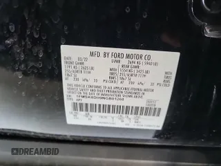 2022 Ford Explorer XLT с VIN 1FMSK8DH9NGB01260, выставлен на аукционе IAAI как лот 42748134 с пробегом 25 828 миль миль и . История ставок и продаж доступна на DreamBid. Изображение 4.
