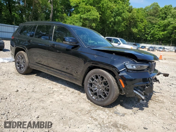 2024 Jeep Grand Cherokee Summit with VIN 1C4RJKEG1R8554510, listed as a Copart auction lot 55596925 with 15,802 mi miles and Salvage title. Bid and sale history available at DreamBid. Image 4.