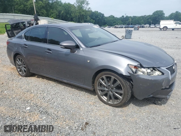 2013 Lexus GS 350 with VIN JTHBE1BLXD5025003, listed as a Copart auction lot 60819485 with 167,855 mi miles and Salvage title. Bid and sale history available at DreamBid. Image 4.