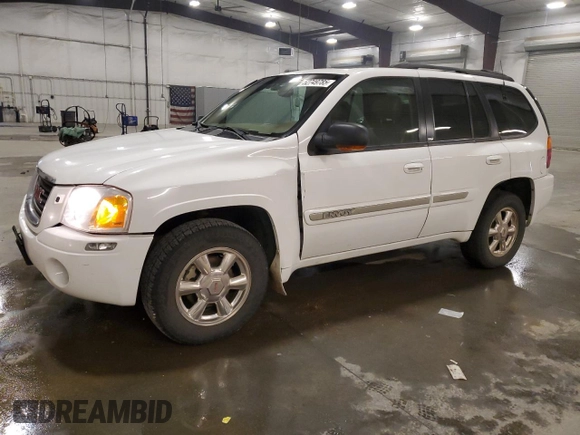 2002 GMC Envoy SLT with VIN 1GKDT13S822472292, listed as a Copart auction lot 52749785 with 172,211 mi miles and Salvage Title. Bid and sale history available at carsss.com. Image 1.