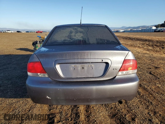 2006 Mitsubishi Lancer ES with VIN JA3AJ26E36U003801, listed as a Copart auction lot 80592774 with 212,275 mi miles and Salvage Title. Bid and sale history available at carsss.com. Image 6.