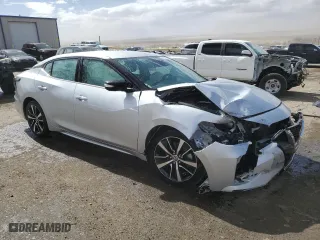 2022 Nissan Maxima SV with VIN 1N4AA6CV4NC505837, listed as a Copart auction lot 48062525 with 39,616 mi miles and Salvage Title. Bid and sale history available at carsss.com. Image 4.