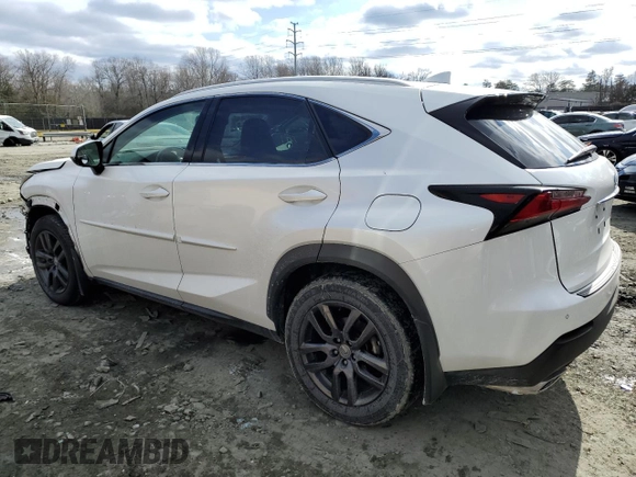 2016 Lexus NX 200t with VIN JTJBARBZ0G2090591, listed as a Copart auction lot 46295185 with 111,903 mi miles and Salvage Title. Bid and sale history available at carsss.com. Image 2.