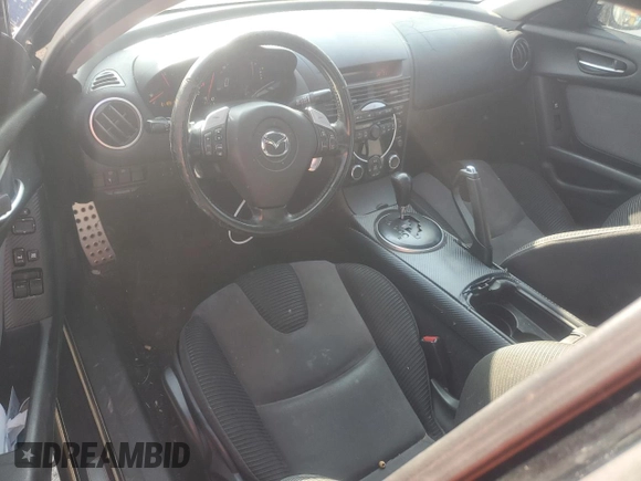 2004 Mazda RX-8 with VIN JM1FE17N140123752, listed as a Copart auction lot 70635584 with 119,249 mi miles and Salvage Title. Bid and sale history available at carsss.com. Image 8.