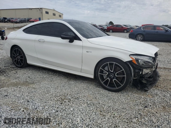 2017 Mercedes-Benz C 43 AMG with VIN WDDWJ6EB5HF445093, listed as a Copart auction lot 42627485 with 86,582 mi miles and Salvage Title. Bid and sale history available at carsss.com. Image 4.