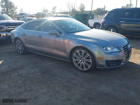2012 Audi A7 3.0 Prestige with VIN WAUSGAFCXCN001849, listed as a IAAI auction lot 41712682 with 102,833 mi miles. Bid and sale history available at carsss.com. Image 1.