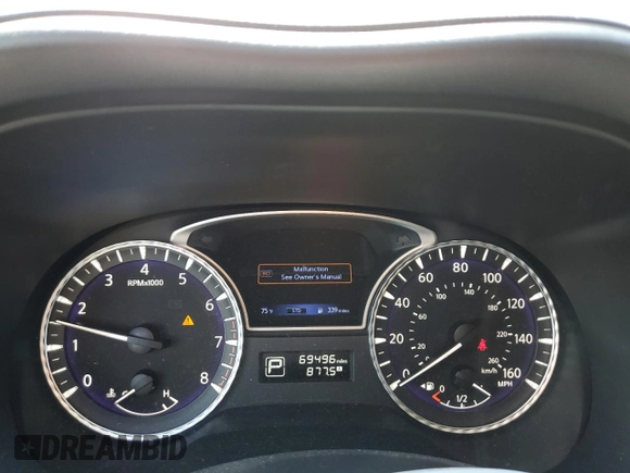 2020 Infiniti QX60 Luxe with VIN 5N1DL0MM7LC516103, listed as a Copart auction lot 57853765 with 69,496 mi miles and Salvage title. Bid and sale history available at DreamBid. Image 9.