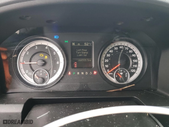 2014 Ram 2500 SLT with VIN 3C6TR5DT2EG193797, listed as a Copart auction lot 44714975 with 188,555 mi miles and Salvage Title. Bid and sale history available at carsss.com. Image 9.