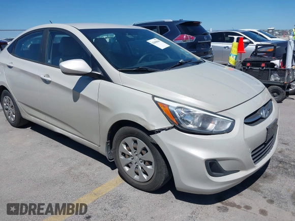 2016 Hyundai Accent SE with VIN KMHCT4AE8GU116955, listed as a IAAI auction lot 42088866 with 111,519 mi miles. Bid and sale history available at carsss.com. Image 6.
