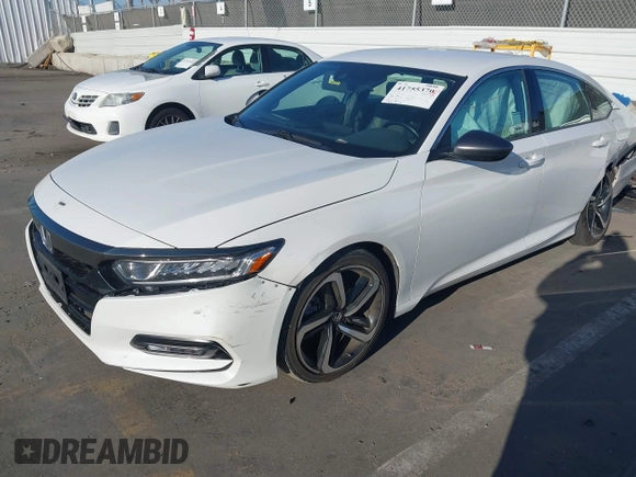 2019 Honda Accord Sport with VIN 1HGCV1F37KA093412, listed as a IAAI auction lot 41755370 with 83,082 mi miles and . Bid and sale history available at DreamBid. Image 2.