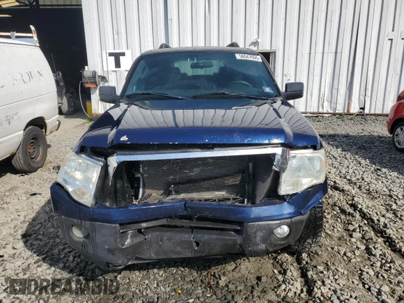 2007 Ford Expedition XLT with VIN 1FMFU16517LA34427, listed as a Copart auction lot 56547695 with 131,048 mi miles and Salvage title. Bid and sale history available at DreamBid. Image 5.