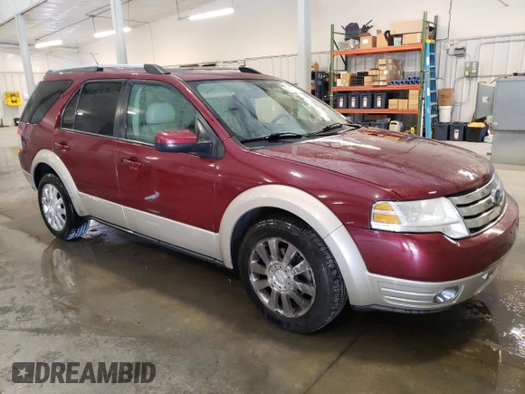 2008 Ford Taurus X Eddie Bauer with VIN 1FMDK07W18GA25039, listed as a Copart auction lot 52722425 with 213,898 mi miles and Clean title. Bid and sale history available at DreamBid. Image 4.