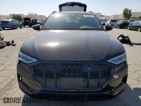 2022 Audi e-tron Premium Plus with VIN WA1LAAGE3NB009881, listed as a Copart auction lot 55096875 with 31,718 mi miles and Salvage title. Bid and sale history available at DreamBid. Image 5.