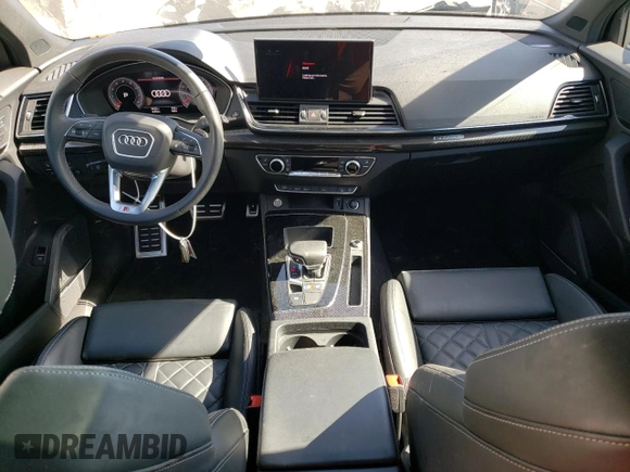 2023 Audi SQ5 Premium Plus with VIN WA1B4AFY9P2147524, listed as a Copart auction lot 60696554 with 7,433 mi miles and Salvage Title. Bid and sale history available at DreamBid. Image 8.