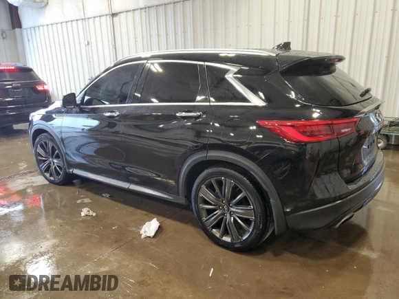 2020 Infiniti QX50 Luxe z VIN 3PCAJ5M37LF108530, wystawiony jako Copart lot #57403415 z przebiegiem 59 201 mil mil oraz Czysty tytuł • Clean title. Historia ofert i sprzedaży dostępna na DreamBid. Obrazek 2.