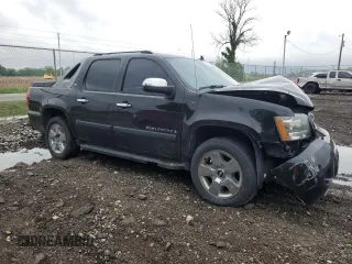 2008 Chevrolet Avalanche LTZ with VIN 3GNFK12328G105235, listed as a Copart auction lot 56678465 with 160,447 mi miles and Salvage title. Bid and sale history available at DreamBid. Image 4.