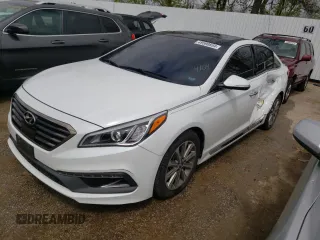 2016 Hyundai Sonata Sport with VIN 5NPE34AF4GH352681, listed as a Copart auction lot 49590854 with 88,248 mi miles and Salvage Title. Bid and sale history available at carsss.com. Image 1.