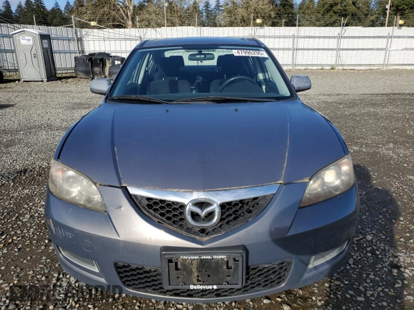 2008 Mazda 3 i Sport with VIN JM1BK12F581129562, listed as a Copart auction lot 47996295 with 101,433 mi miles and Salvage Title. Bid and sale history available at DreamBid. Image 5.