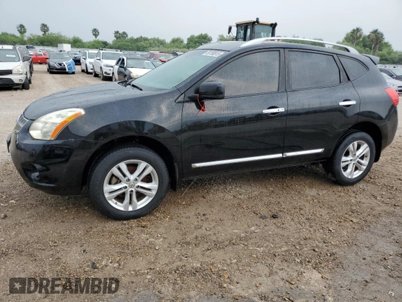 2013 Nissan Rogue S with VIN JN8AS5MT6DW516323, listed as a Copart auction lot 55750815 with 216,275 mi miles and Clean Title. Bid and sale history available at DreamBid. Image 1.