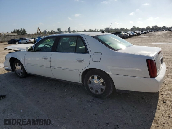 2004 Cadillac DeVille z VIN 1G6KD57Y14U149606, wystawiony jako Copart lot #51230955 z przebiegiem Nie podano mil oraz Szkoda całkowita • Salvage title. Historia ofert i sprzedaży dostępna na DreamBid. Obrazek 2.