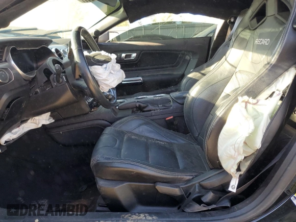 2022 Ford Mustang Mach 1 with VIN 1FA6P8R08N5555446, listed as a Copart auction lot 53300445 with 66,139 mi miles and Salvage title. Bid and sale history available at DreamBid. Image 7.