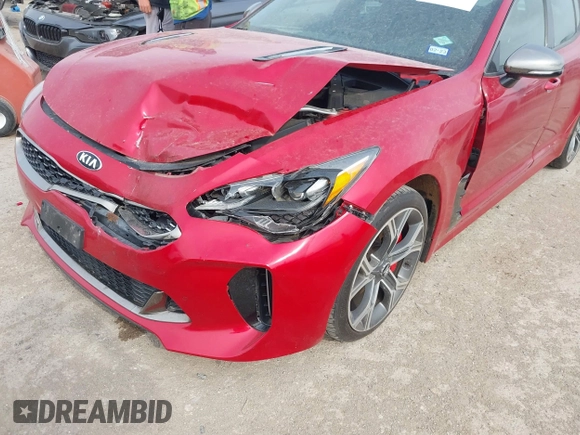 2020 Kia Stinger GT with VIN KNAE35LC8L6075740, listed as a IAAI auction lot 41930433 with 55,974 mi miles and . Bid and sale history available at DreamBid. Image 6.