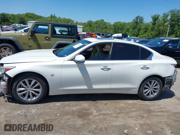 2014 Infiniti Q50 Sport with VIN JN1BV7AR3EM681886, listed as a IAAI auction lot 42382281 with 140,005 mi miles and . Bid and sale history available at DreamBid. Image 15.