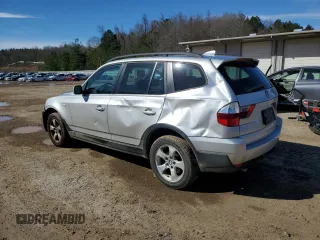 2007 BMW X3 3.0si with VIN WBXPC934X7WF14816, listed as a Copart auction lot 47497985 with 188,197 mi miles and Salvage Title. Bid and sale history available at carsss.com. Image 2.