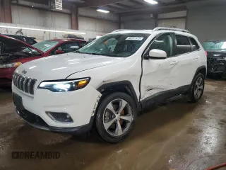 2019 Jeep Cherokee Limited with VIN 1C4PJMDN8KD151110, listed as a Copart auction lot 48257475 with 55,115 mi miles and Salvage Title. Bid and sale history available at carsss.com. Image 1.