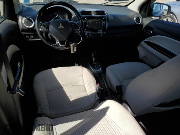 2017 Mitsubishi Mirage G4 SE with VIN ML32F4FJ4HHF07064, listed as a Copart auction lot 53099665 with 77,556 mi miles and Salvage Title. Bid and sale history available at carsss.com. Image 8.