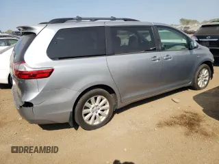 2017 Toyota Sienna LE with VIN 5TDJZ3DC1HS158937, listed as a Copart auction lot 70856204 with 110,572 mi miles and Salvage title. Bid and sale history available at DreamBid. Image 3.