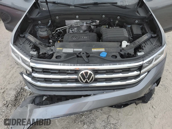 2021 Volkswagen Atlas SE with VIN 1V2WP2CA3MC607955, listed as a Copart auction lot 84155254 with 48,479 mi miles and Salvage title. Bid and sale history available at DreamBid. Image 12.