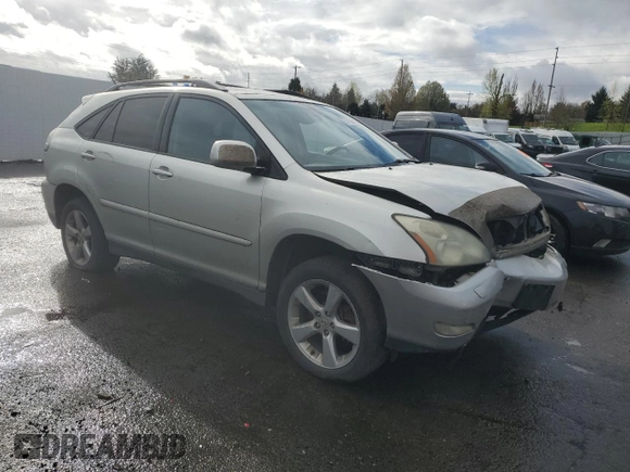2004 Lexus RX 330 with VIN JTJHA31U340015551, listed as a Copart auction lot 51186015 with 233,631 mi miles and Salvage Title. Bid and sale history available at carsss.com. Image 4.