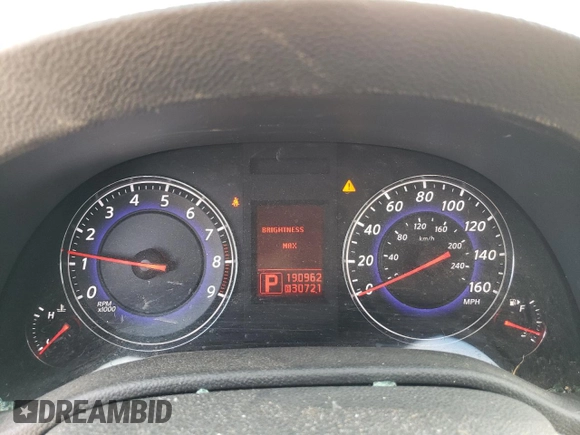2009 Infiniti G37 x with VIN JNKCV61F19M365442, listed as a Copart auction lot 53905565 with 190,962 mi miles and Salvage Title. Bid and sale history available at carsss.com. Image 9.