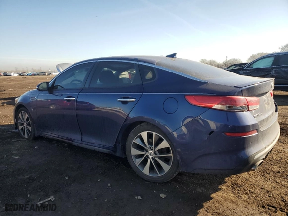 2019 Kia Optima LX with VIN 5XXGT4L36KG353783, listed as a Copart auction lot 49107125 with 76,674 mi miles and Salvage Title. Bid and sale history available at carsss.com. Image 2.