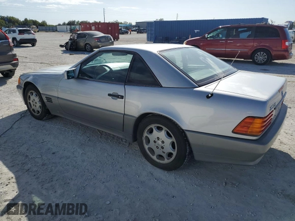 1991 MERCEDES-BENZ SL-CLASS SL with VIN WDBFA61E1MF022918, listed as a Copart auction lot 85011784 with 262,144 mi miles and Salvage Title. Bid and sale history available at DreamBid. Image 2.