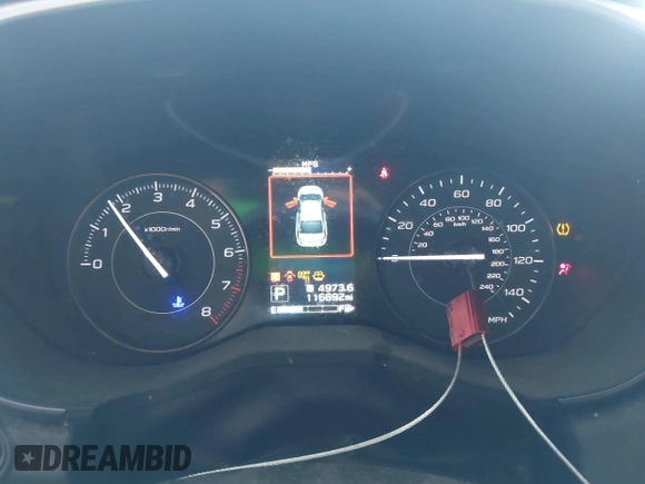 2017 Subaru Impreza Premium с VIN 4S3GTAD65H3722598, выставлен на аукционе IAAI как лот 42315994 с пробегом 116 692 миль миль и . История ставок и продаж доступна на DreamBid. Изображение 7.