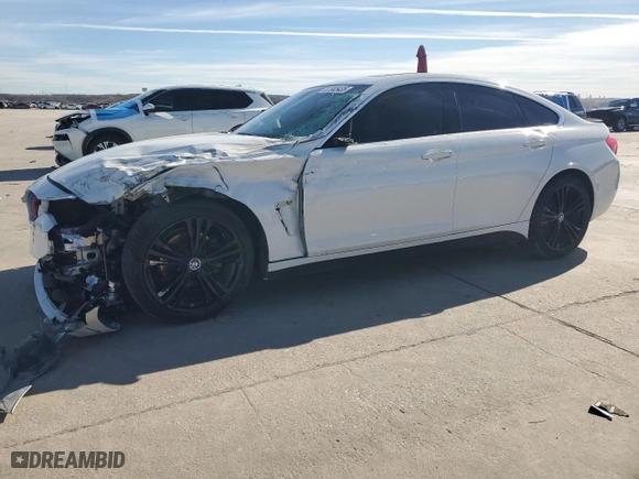 2016 BMW 4 Series 428i with VIN WBA4A9C56GG695710, listed as a Copart auction lot 87905435 with 94,100 mi miles and Salvage Title. Bid and sale history available at carsss.com. Image 1.