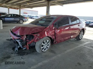 2024 Toyota Corolla LE with VIN 5YFB4MDE4RP218486, listed as a Copart auction lot 50208805 with 7,726 mi miles and Salvage title. Bid and sale history available at DreamBid. Image 1.