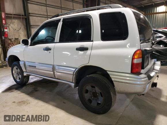 2002 Chevrolet Tracker LT z VIN 2CNBJ634126927635, wystawiony jako Copart lot #78814333 z przebiegiem 224 726 mil mil oraz Szkoda całkowita • Salvage title. Historia ofert i sprzedaży dostępna na DreamBid. Obrazek 2.